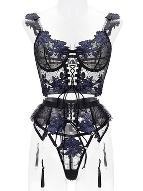 Conjunto Lingerie Top Corset