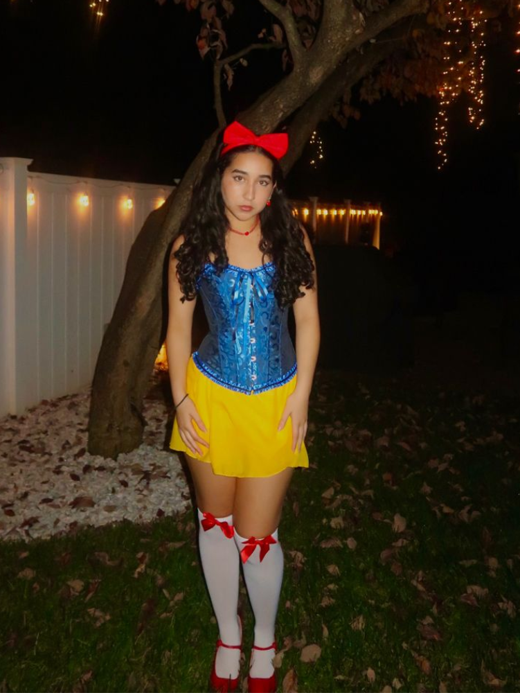 Espartilho Lingerie Branca de Neve