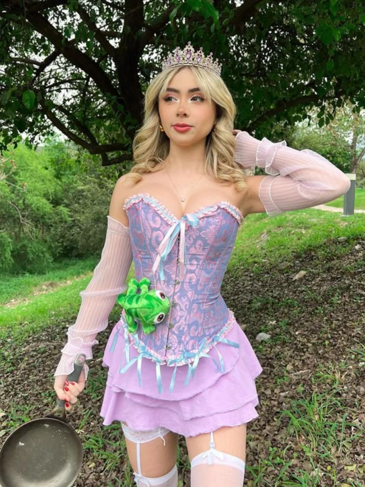 Espartilho Lingerie Rapunzel