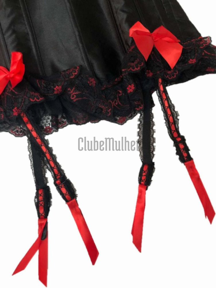 Espartilho Lolita Com Saia