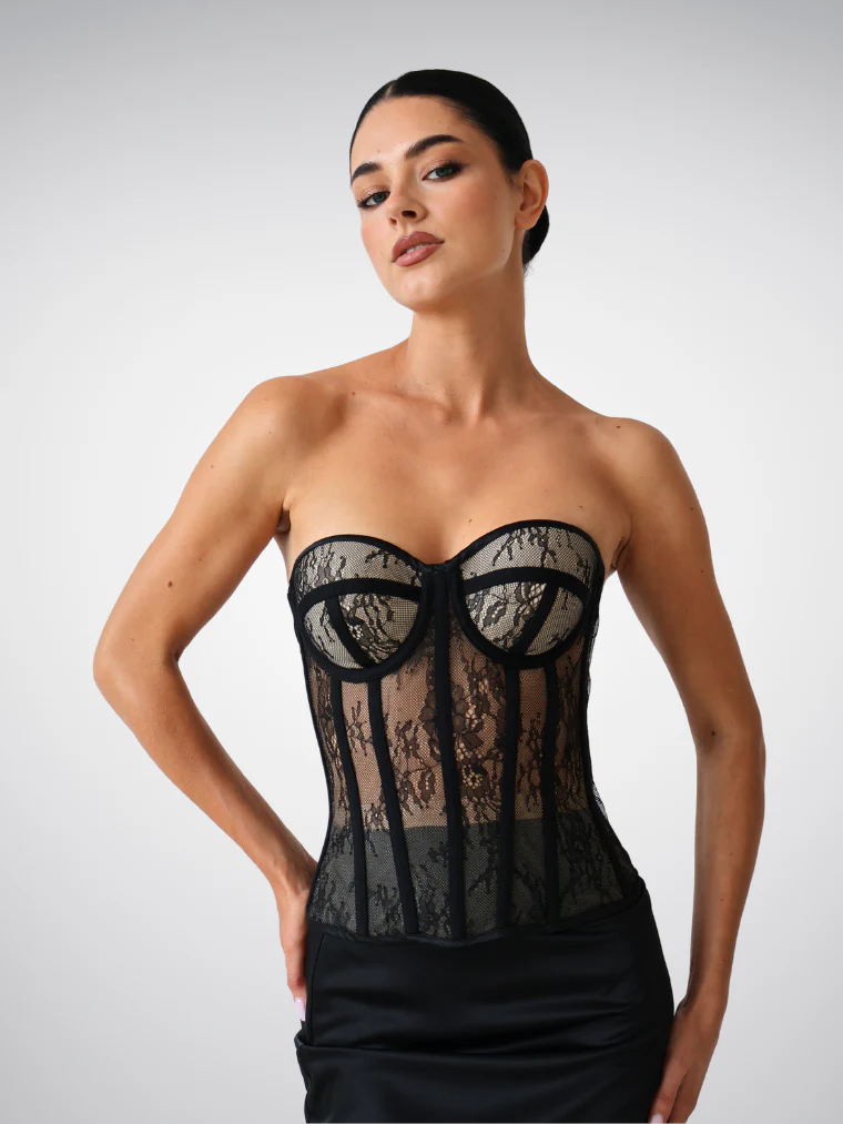 Corset Mesh Oliva