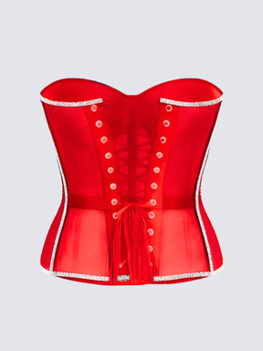 Corset Secret Mesh com Pedrarias
